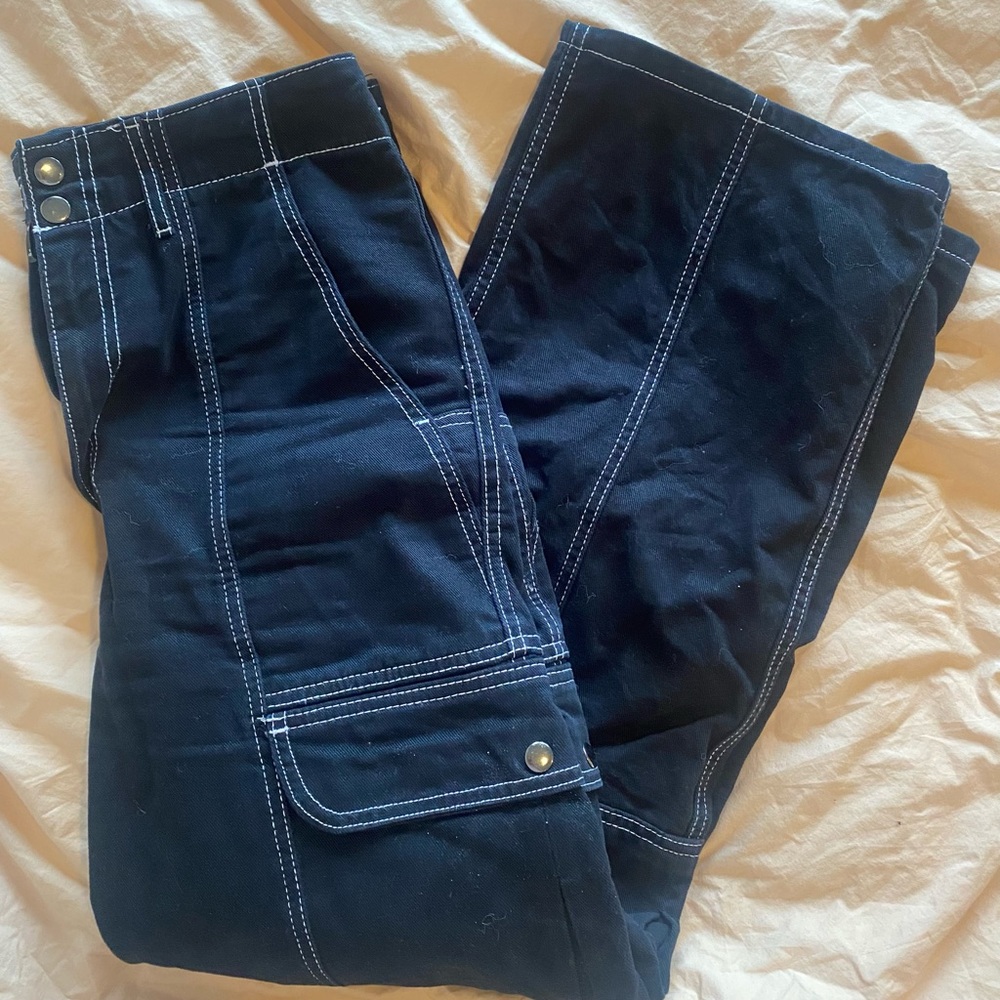 Black cargo pants